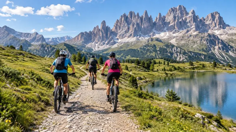 Seceda E-Bike Group Tour with Hut Lunch